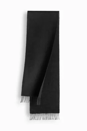 100% Wool Scarf Black