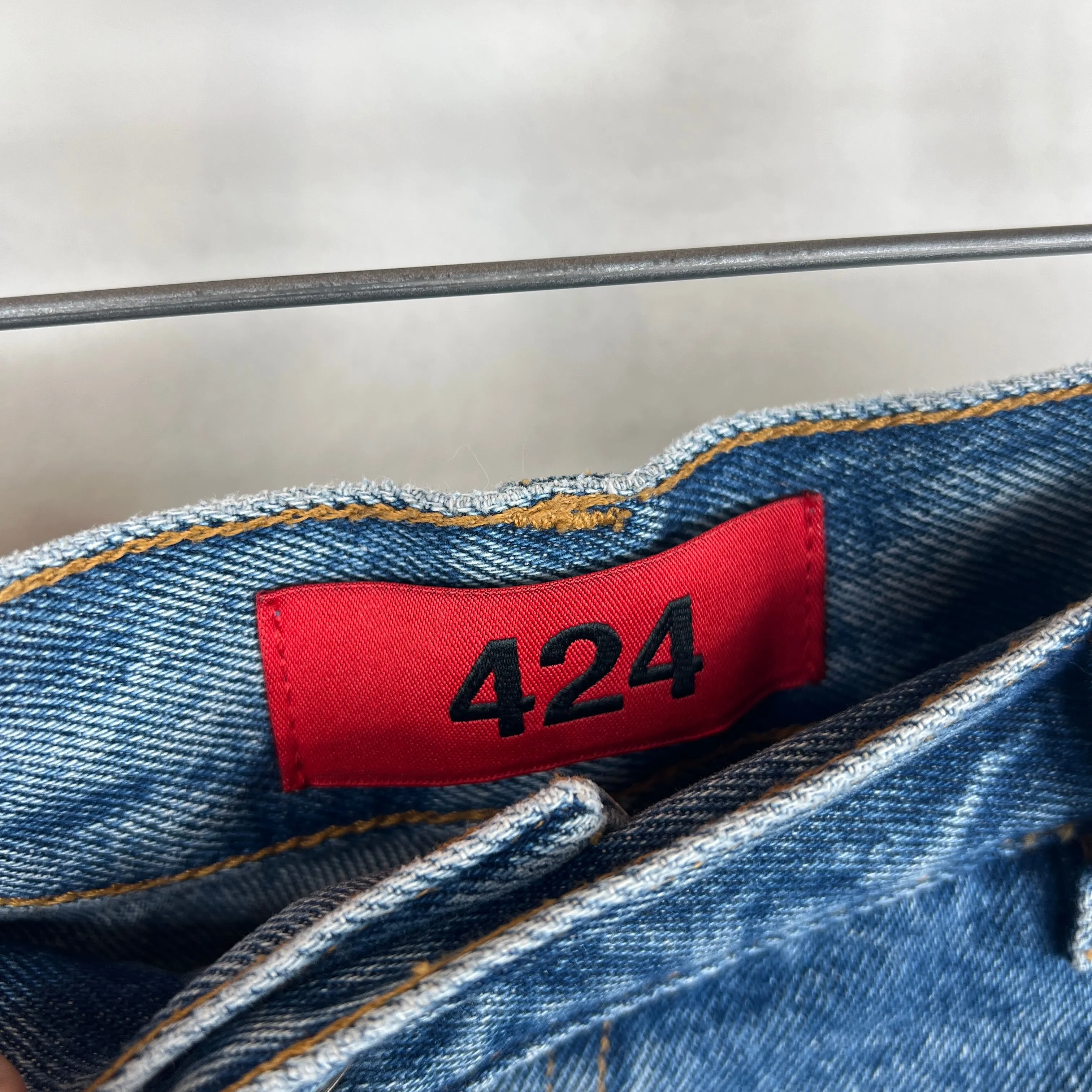 424 Baggy Stone Wash Jeans