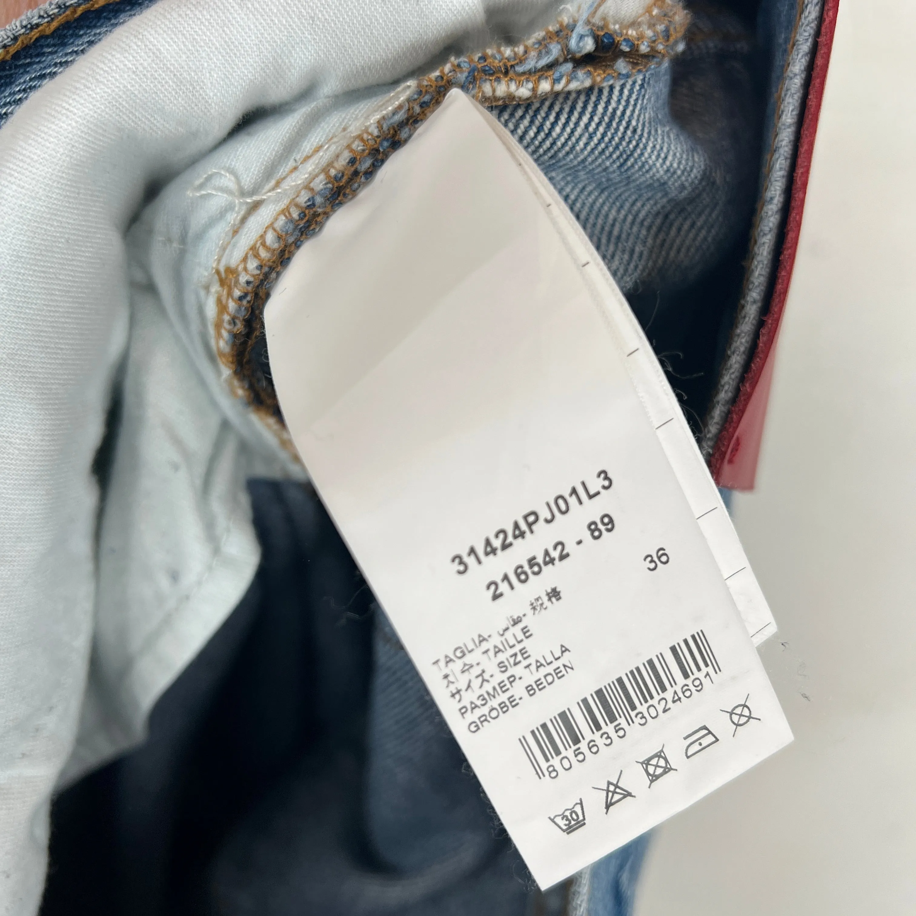 424 Baggy Stone Wash Jeans