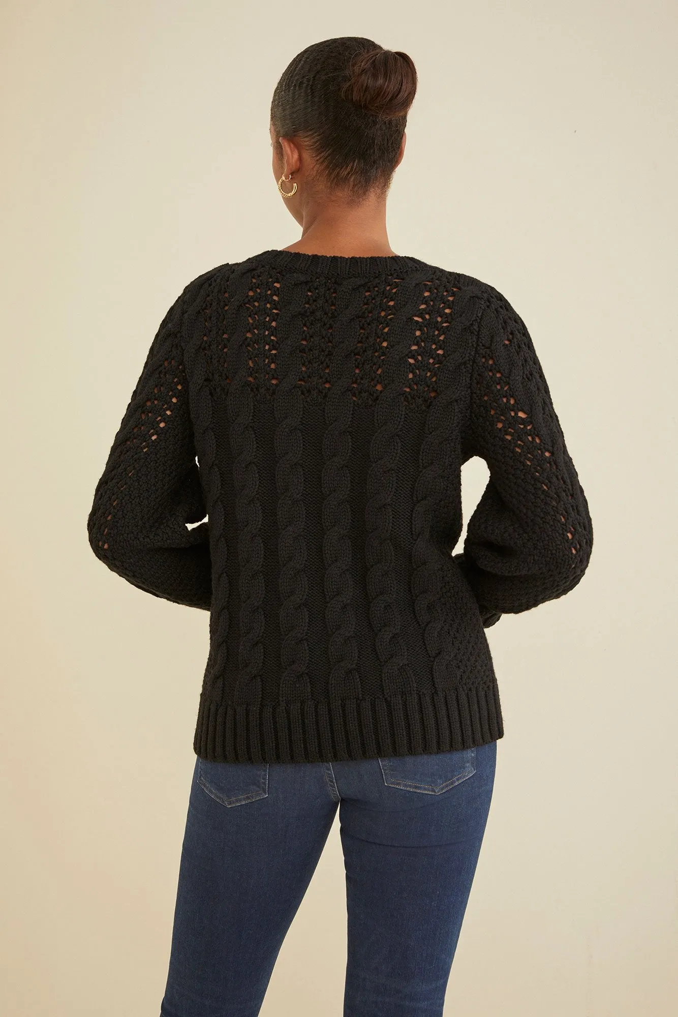 Adalicia Cable Knit Sweater