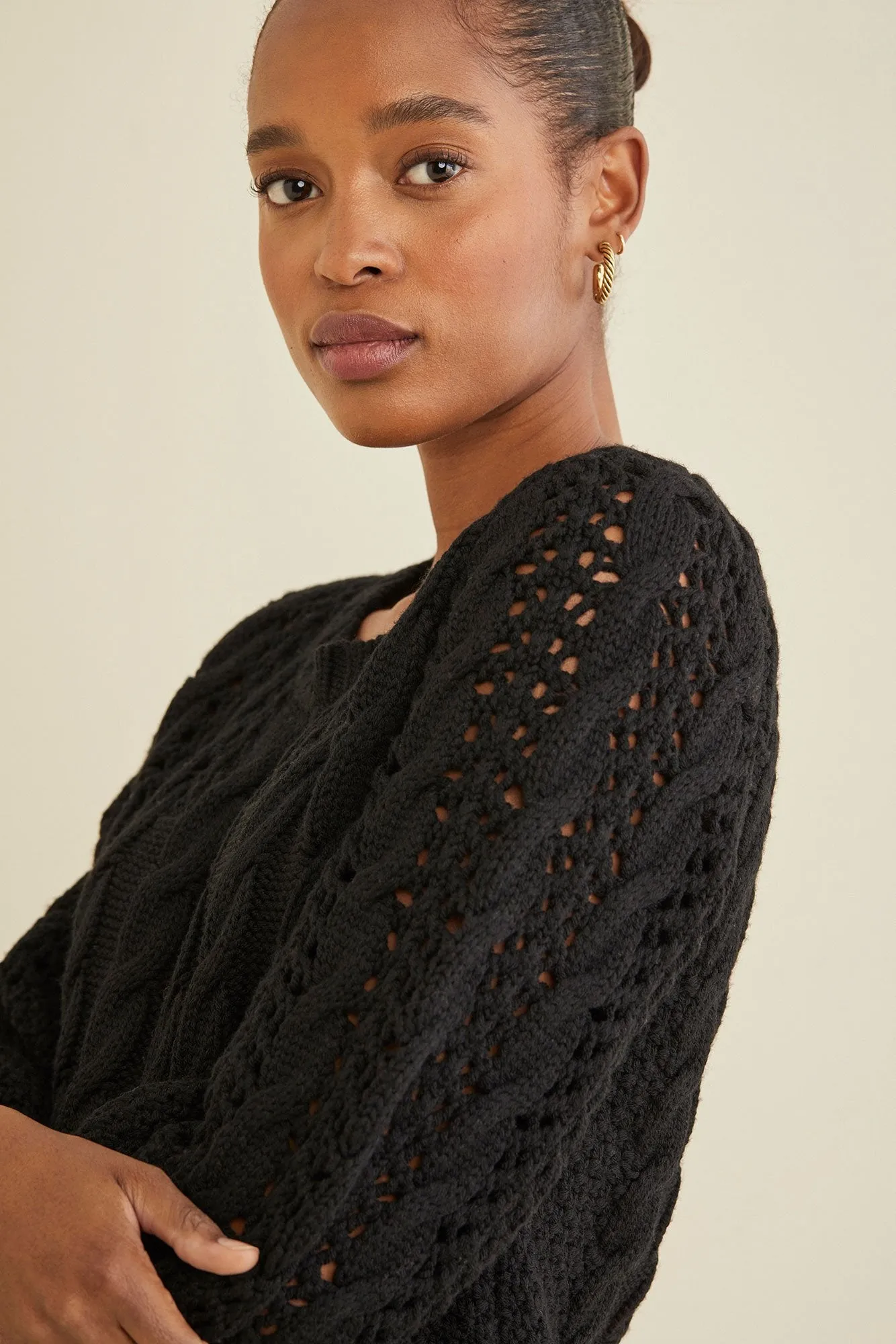 Adalicia Cable Knit Sweater