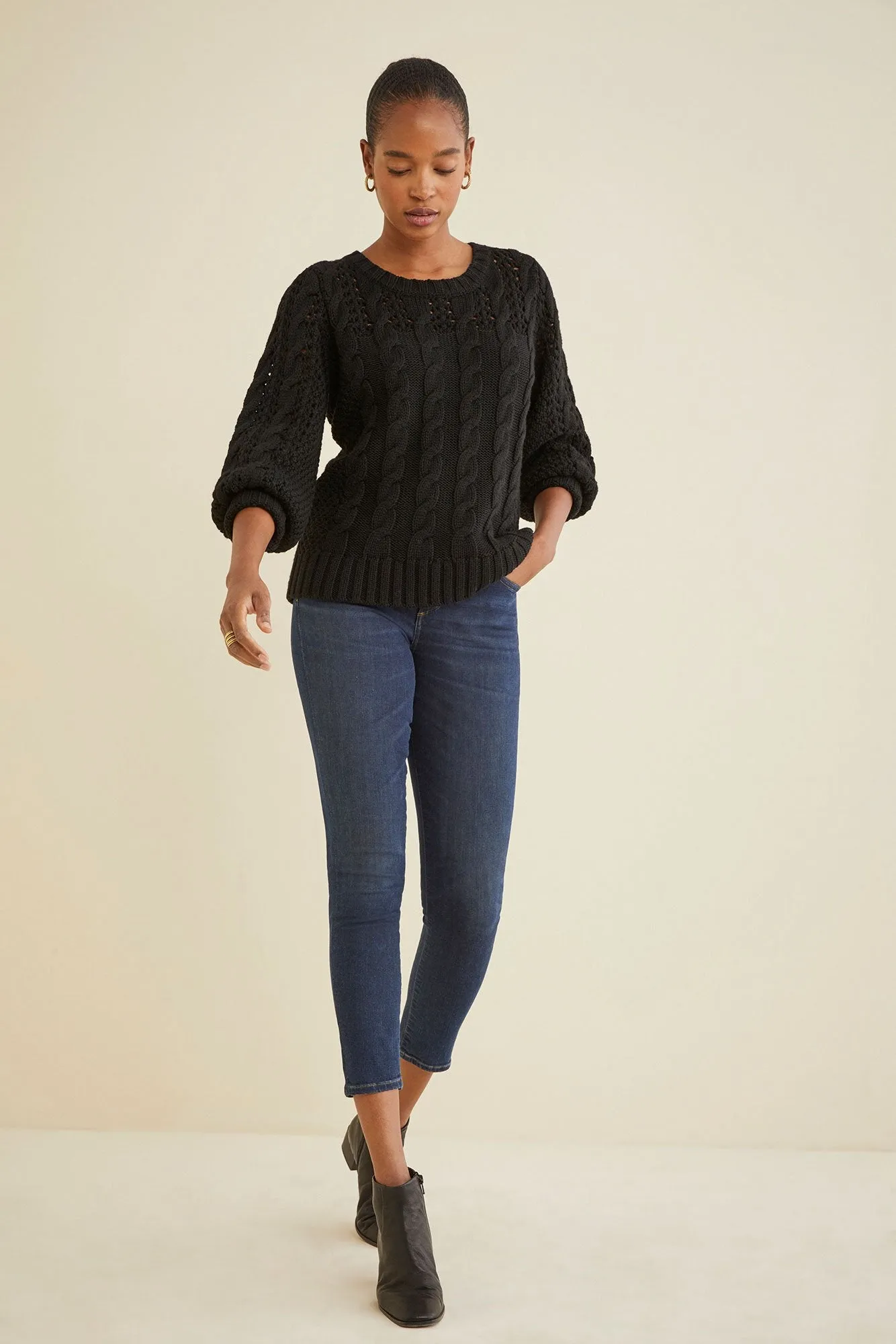 Adalicia Cable Knit Sweater