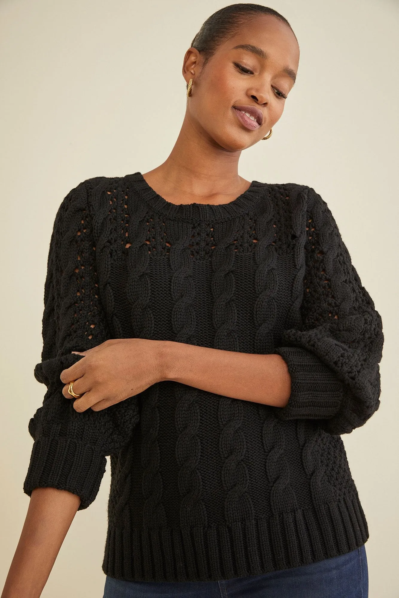 Adalicia Cable Knit Sweater