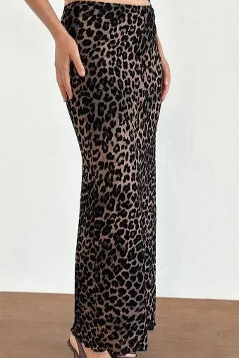 Alfreda Skirt, Leopard
