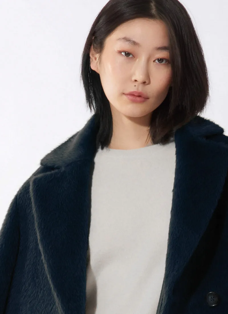 Alpaca Double Breasted Coat