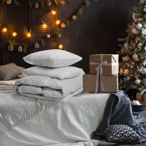 Anti-Acne Duvet Cover Full For Acne Prone Skin-Silver Infused Smart Fabric
