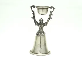 Antique Reed & Barton 1920 Figural Woman Wedding Cup Sterling Silver 40 Grams