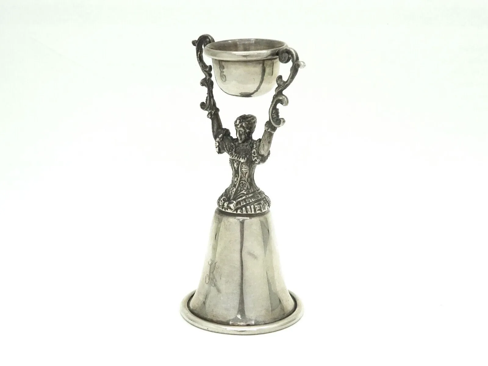 Antique Reed & Barton 1920 Figural Woman Wedding Cup Sterling Silver 40 Grams