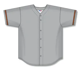 Athletic Knit (AK) Custom ZBA71-BAL6008 Baltimore Orioles Grey Sublimated Baseball Jersey