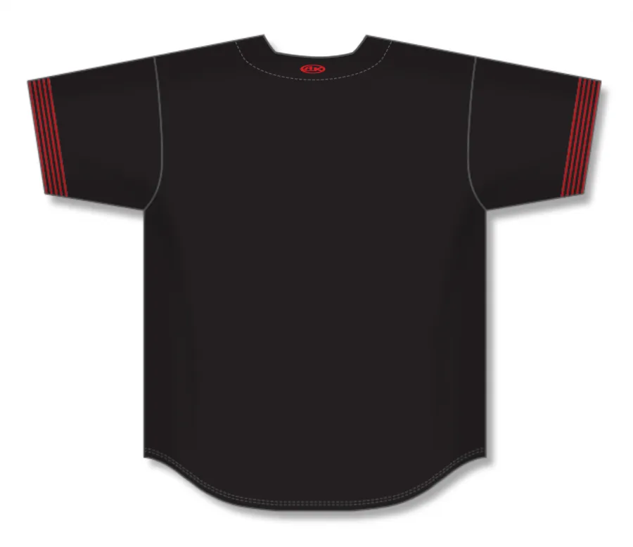 Athletic Knit (AK) Custom ZBA71-CIN6020 Cincinnati Reds Black Sublimated Baseball Jersey