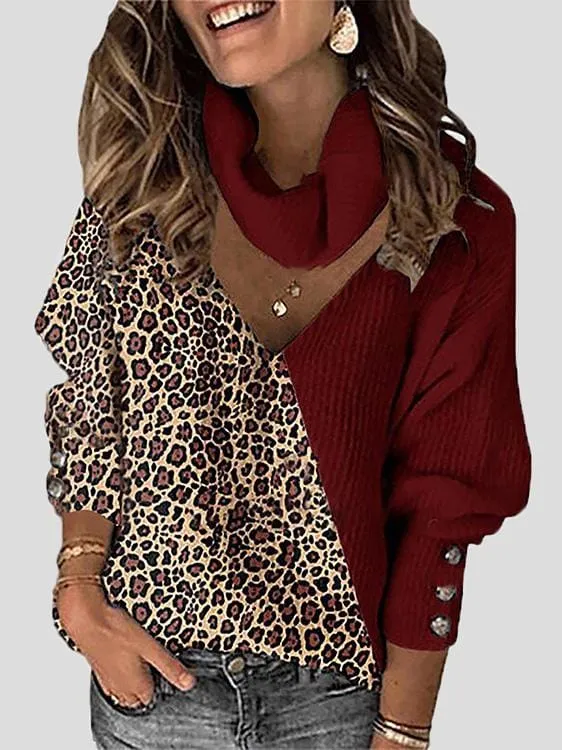 Autumn Winter Women's Knitted Pullover Sweater