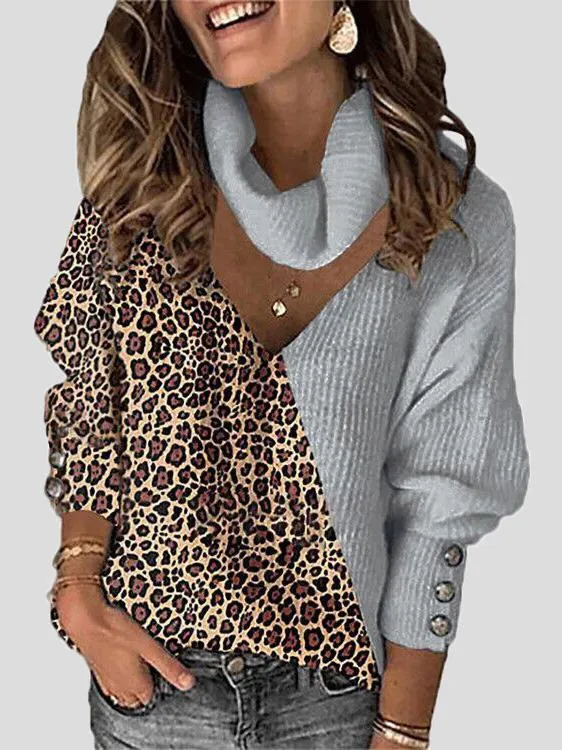 Autumn Winter Women's Knitted Pullover Sweater