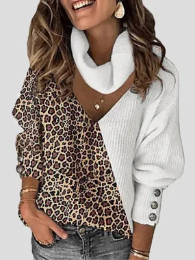 Autumn Winter Women's Knitted Pullover Sweater
