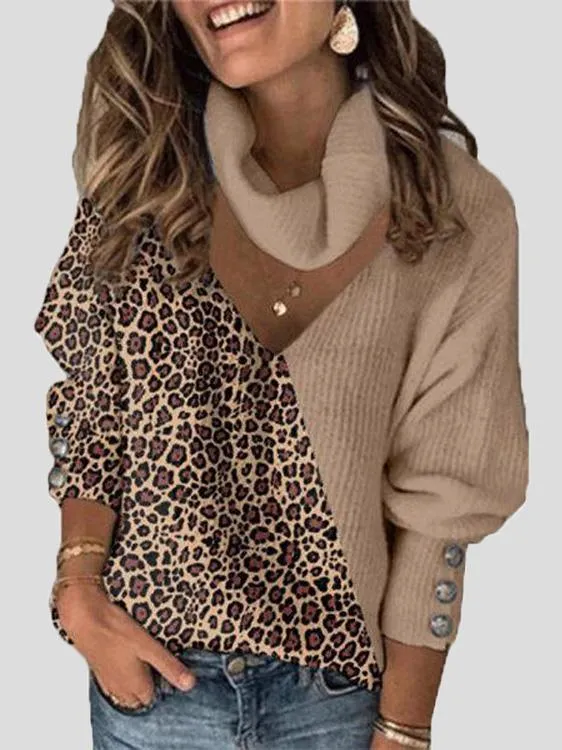 Autumn Winter Women's Knitted Pullover Sweater