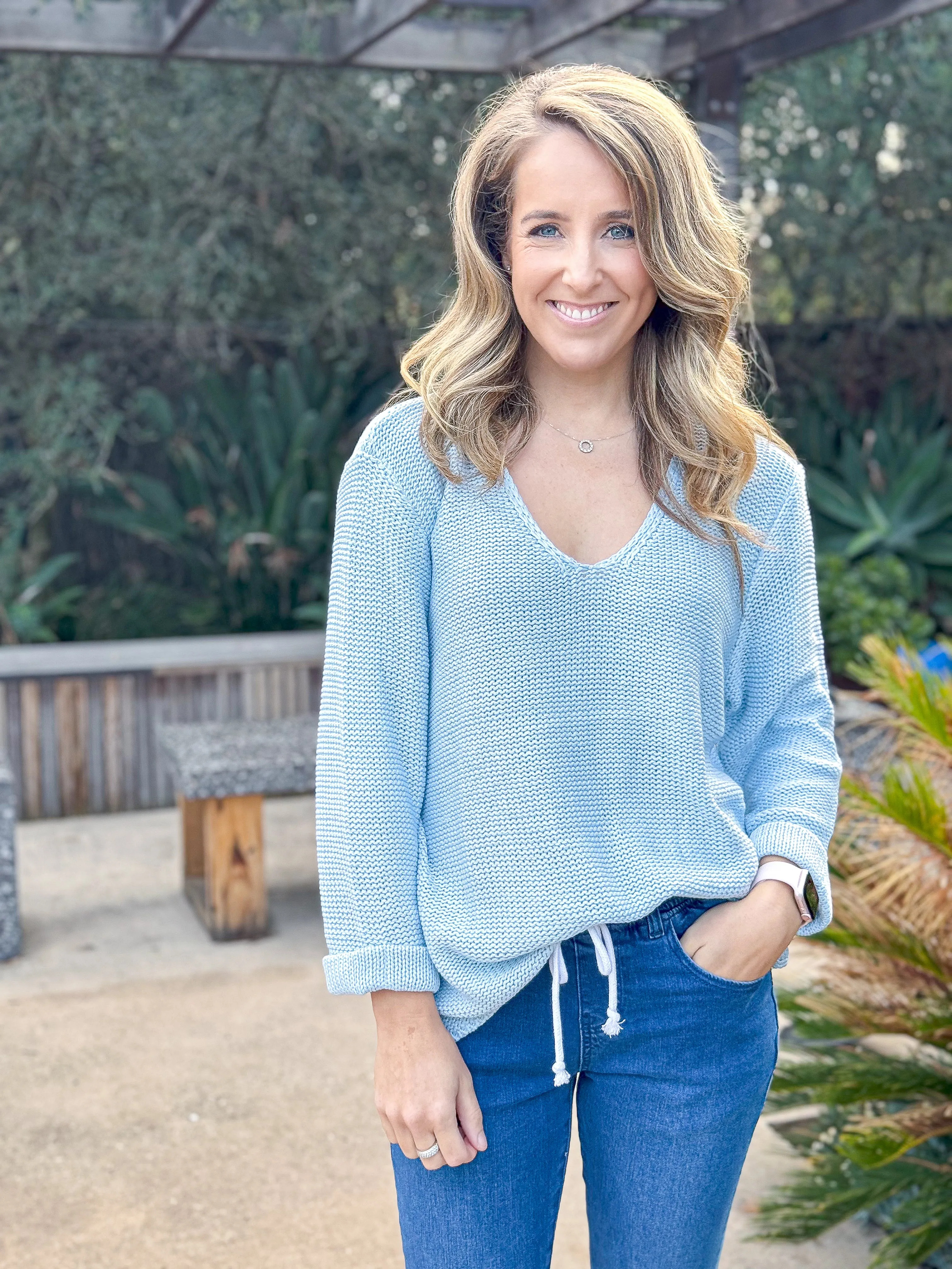Bessie Knit - Baby Blue