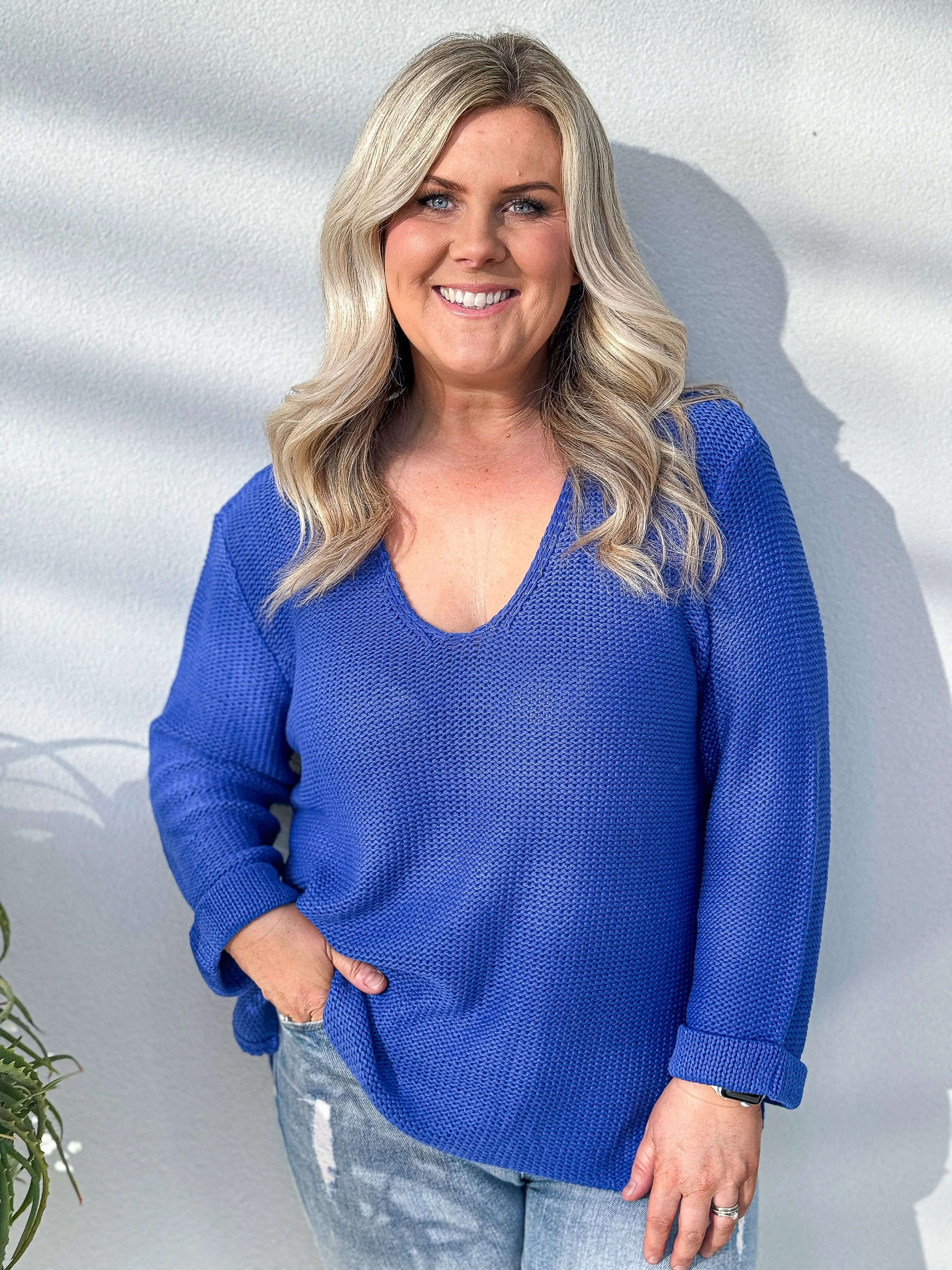 Bessie Knit - Persian Blue