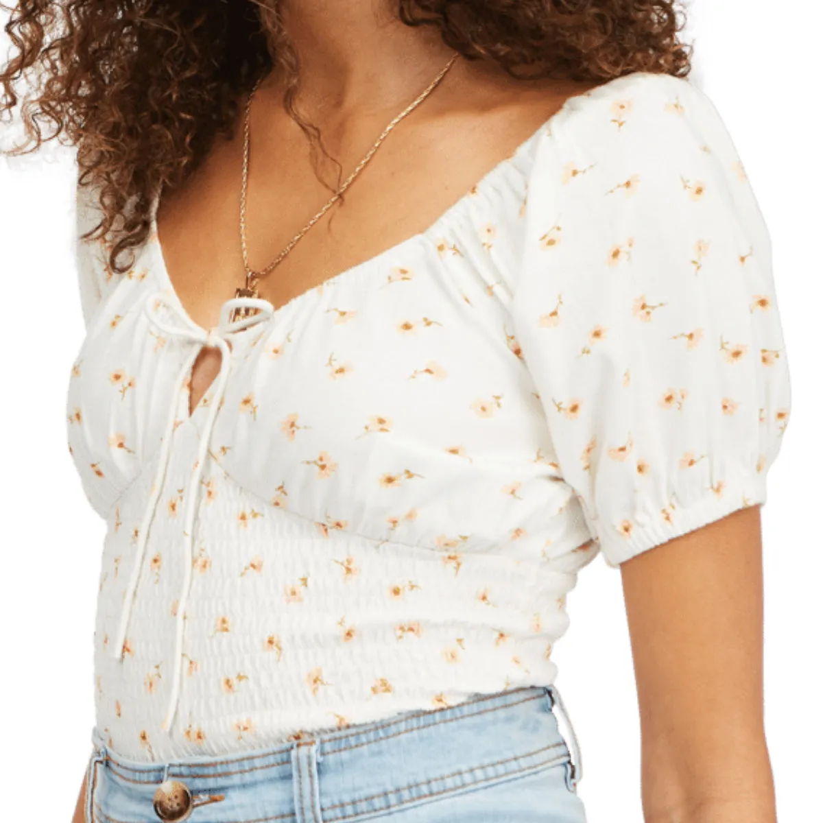 Billabong Women's Sweet Sunset Printed Knit Top