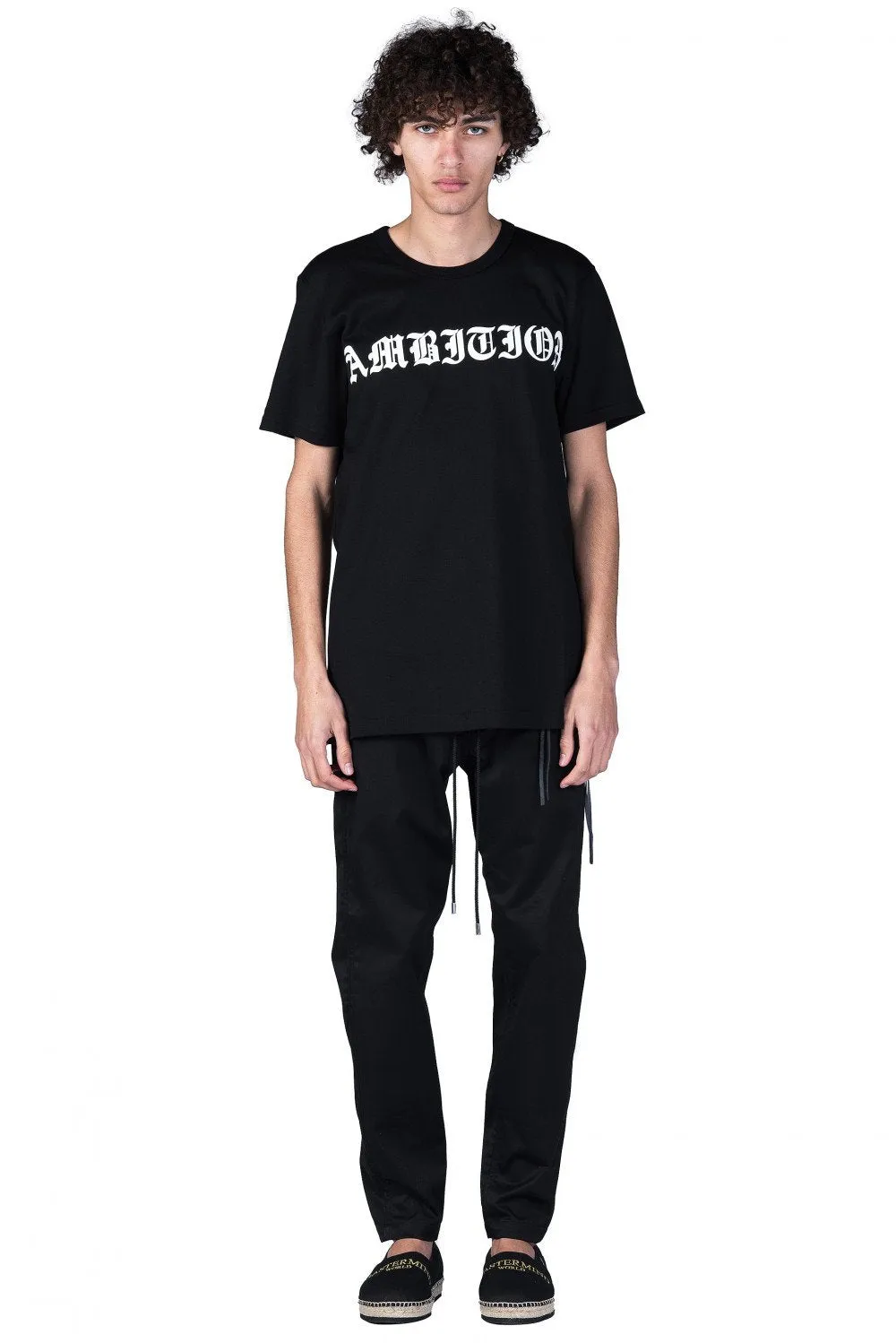 Black Ambition Print T-shirt