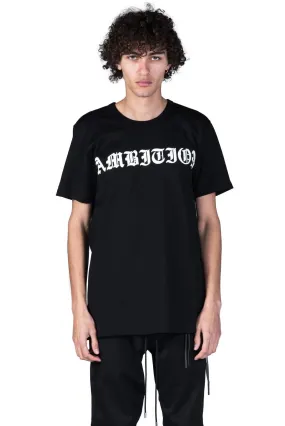 Black Ambition Print T-shirt