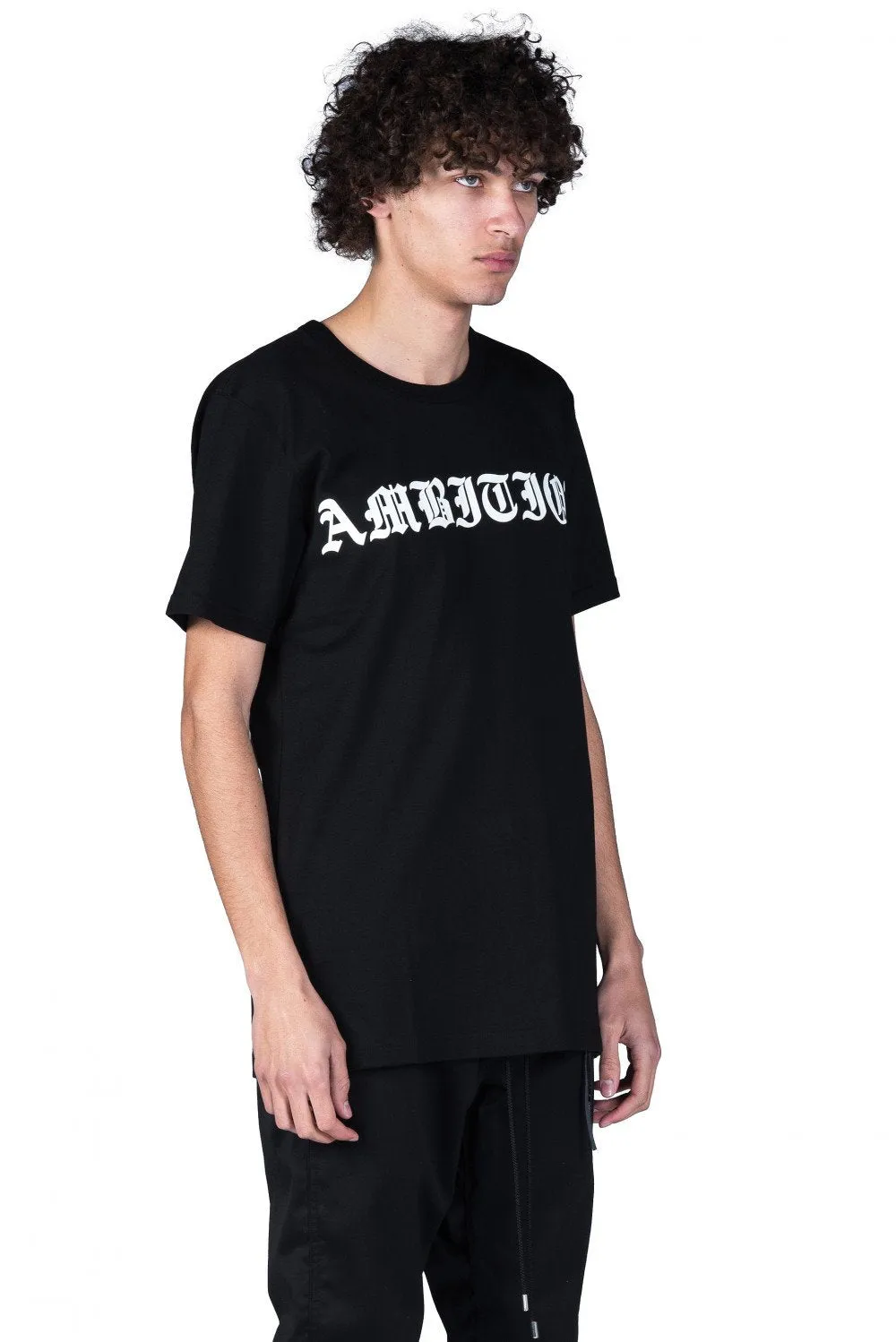 Black Ambition Print T-shirt