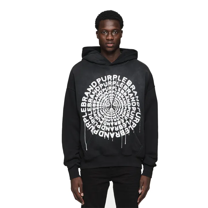 Black Beauty Concentric PO Hoody (Black) - PP401HBBC124