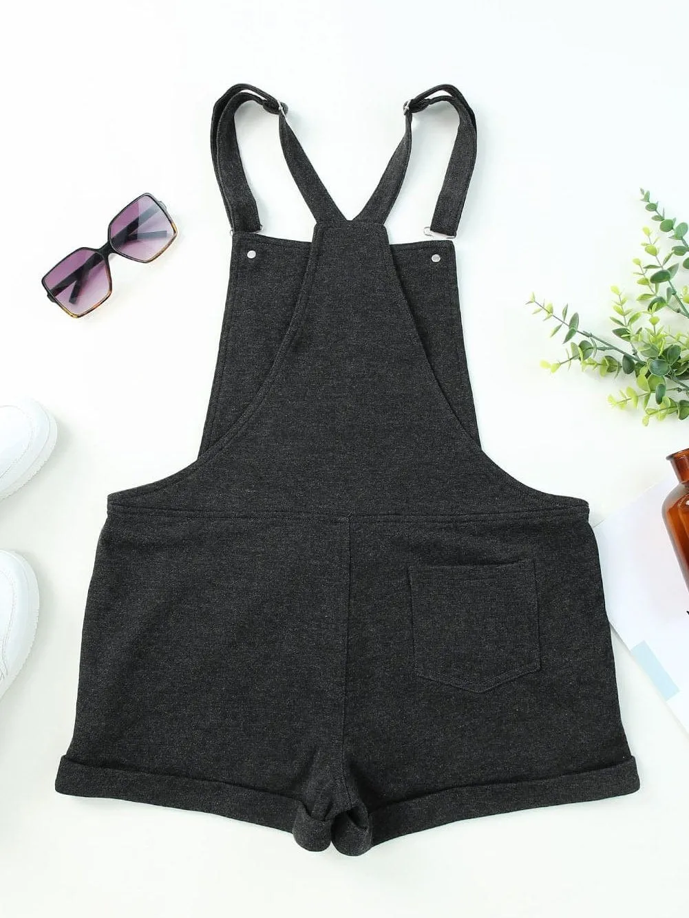Black Denim Jumpsuit