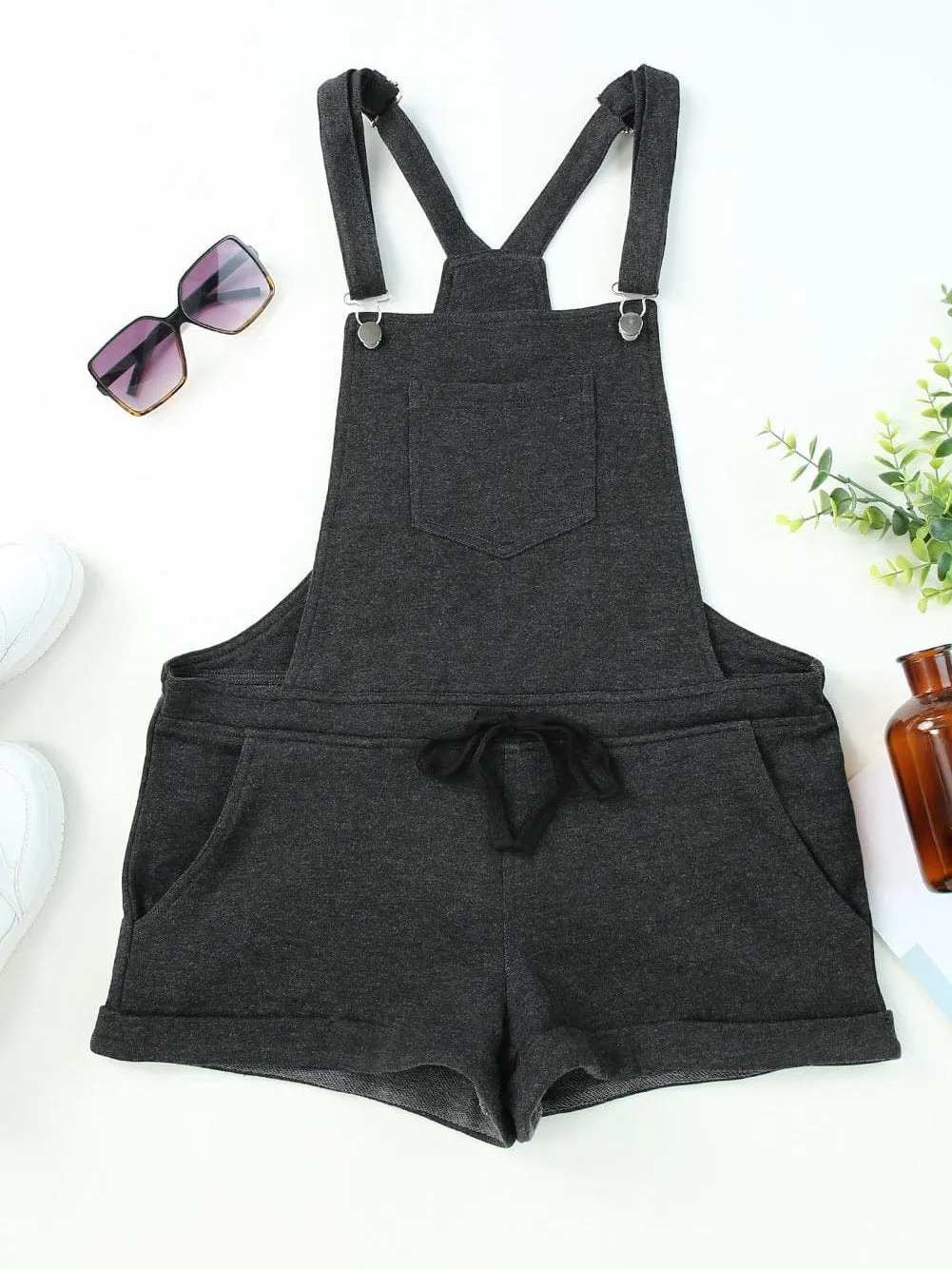 Black Denim Jumpsuit