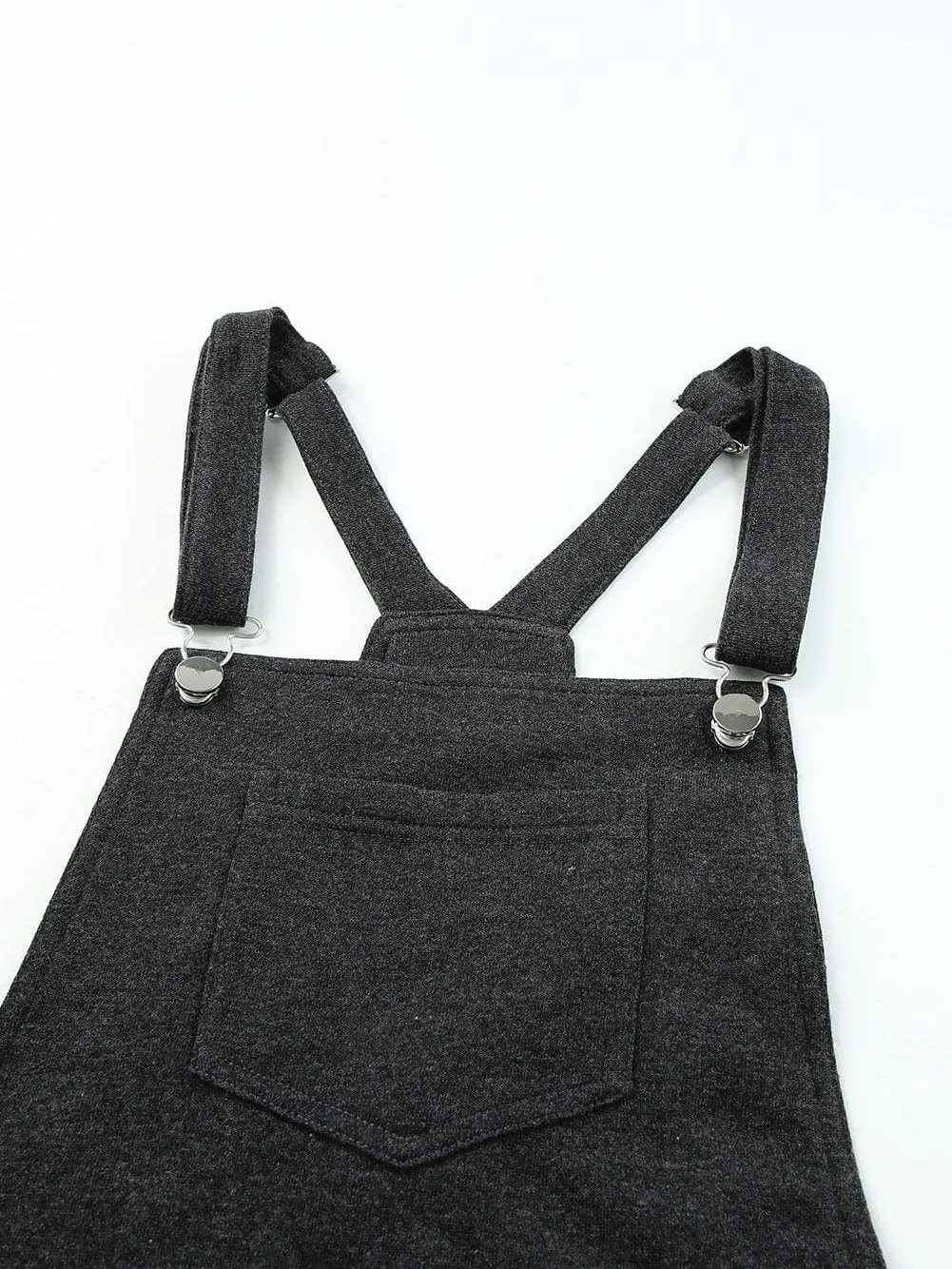 Black Denim Jumpsuit