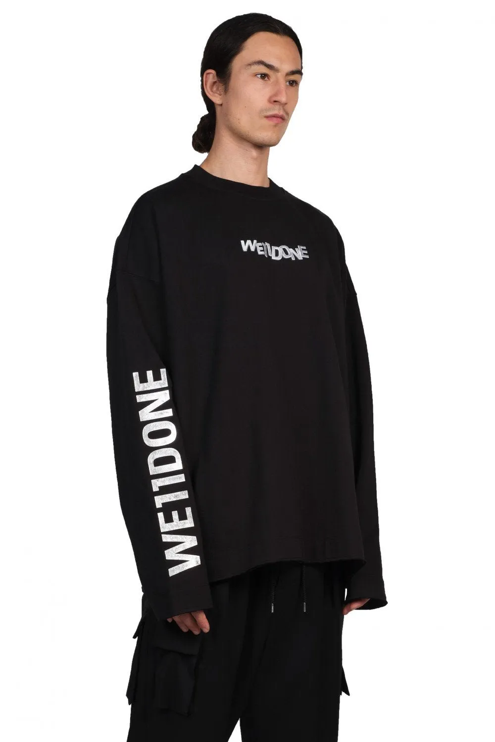 Black Metal Logo Long Sleeve T-shirt