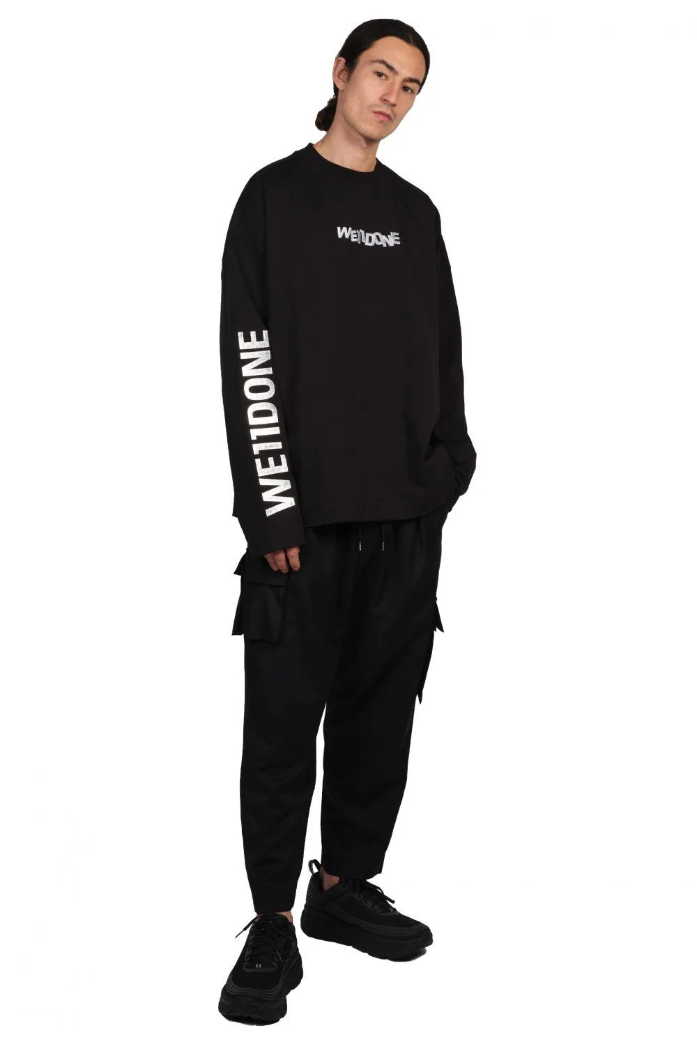 Black Metal Logo Long Sleeve T-shirt