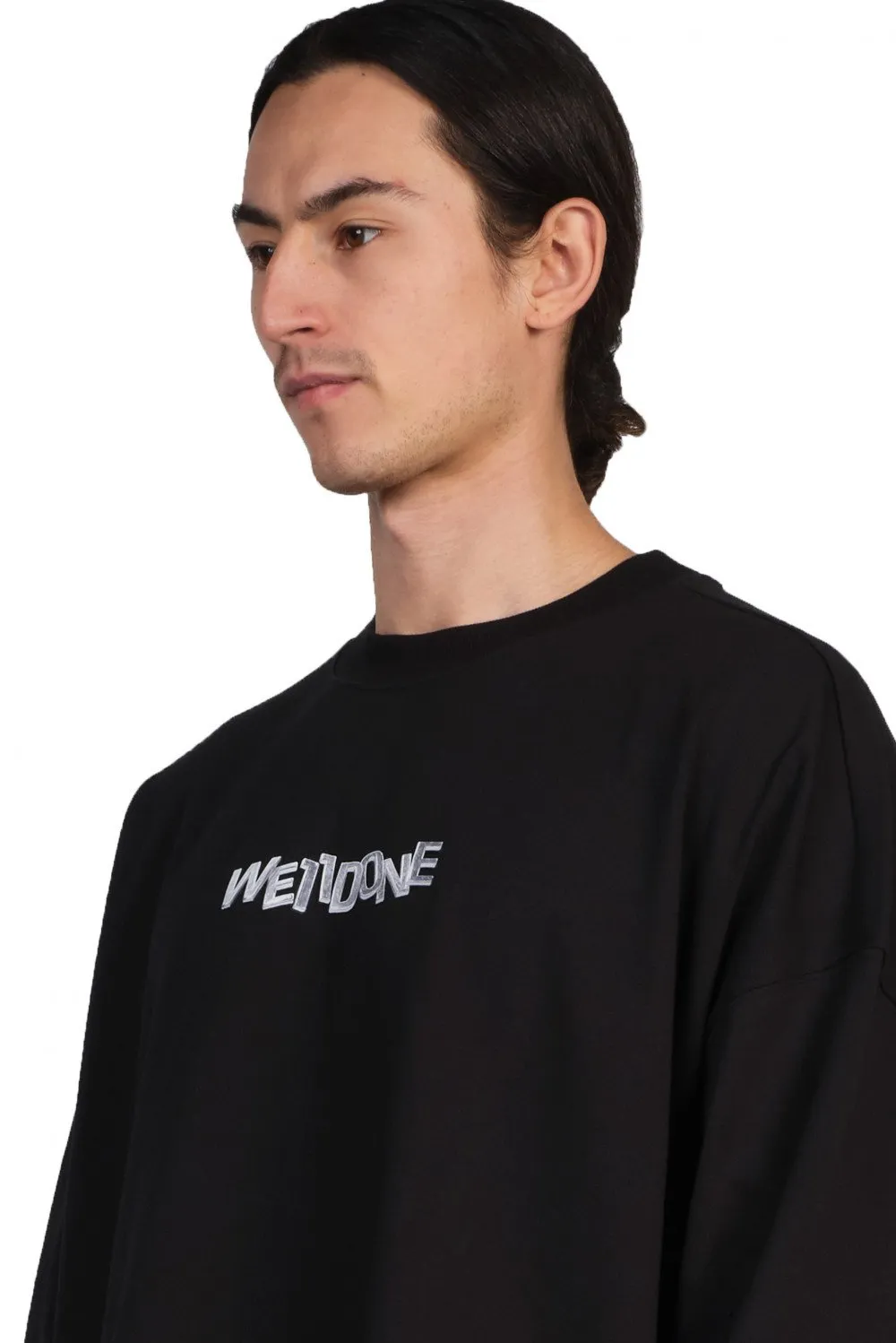Black Metal Logo Long Sleeve T-shirt