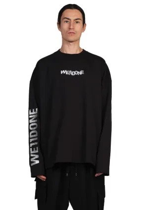 Black Metal Logo Long Sleeve T-shirt