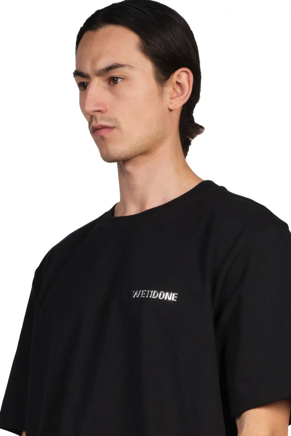 Black Metallic Logo T-shirt