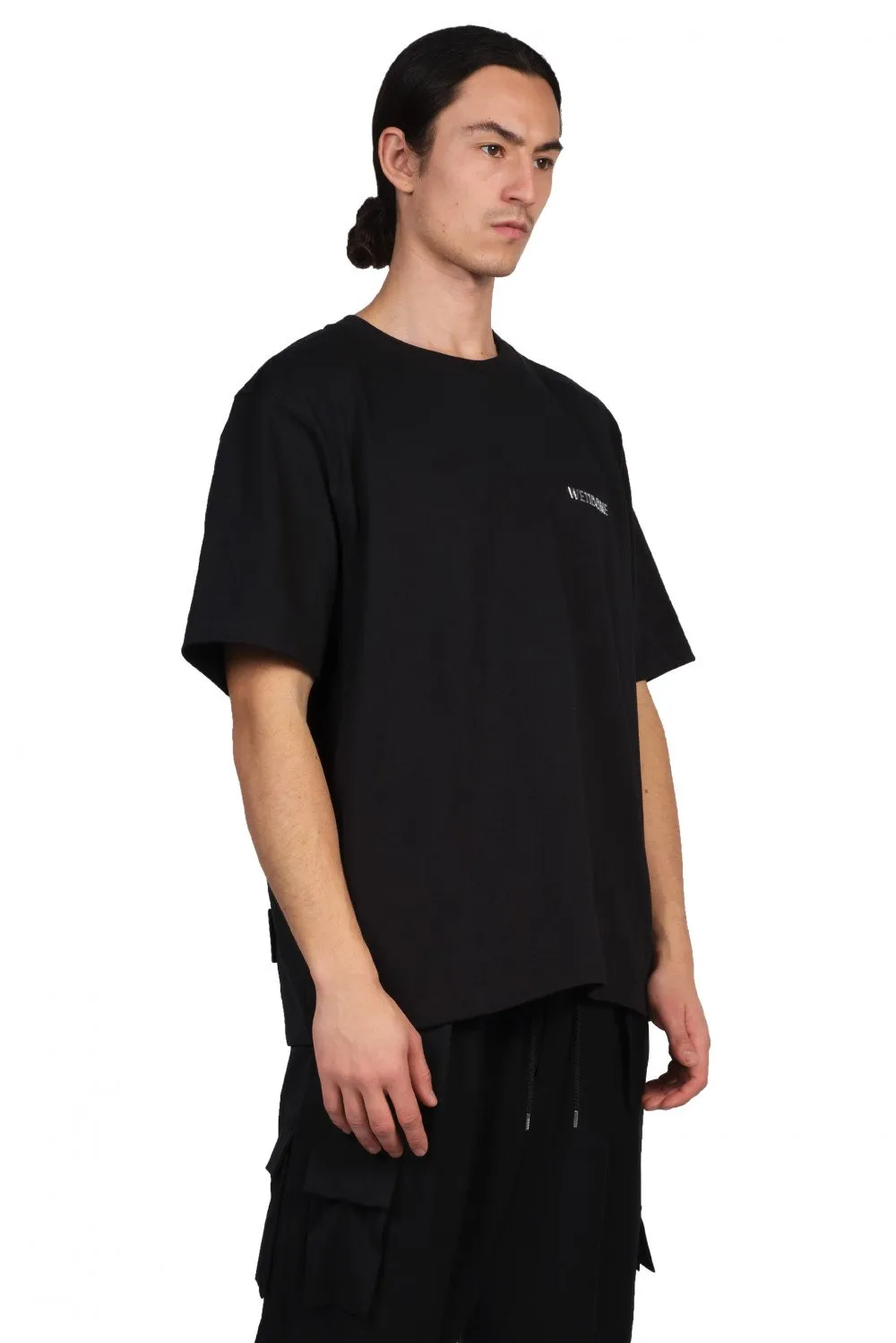 Black Metallic Logo T-shirt