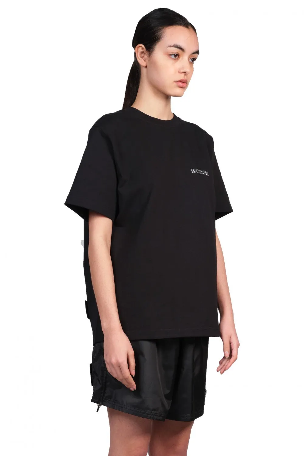 Black Silver Logo T-shirt