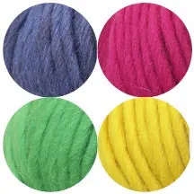 Bulky Block Scarf Kit (Knit: Prince, Mille Pink, Borealis Bash, Smiley)
