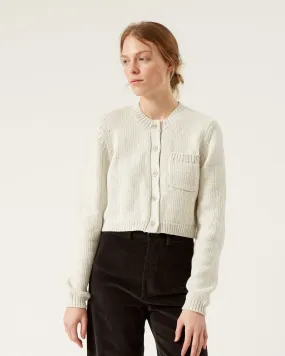 cardigan en coton et cachemire TEDDIE
