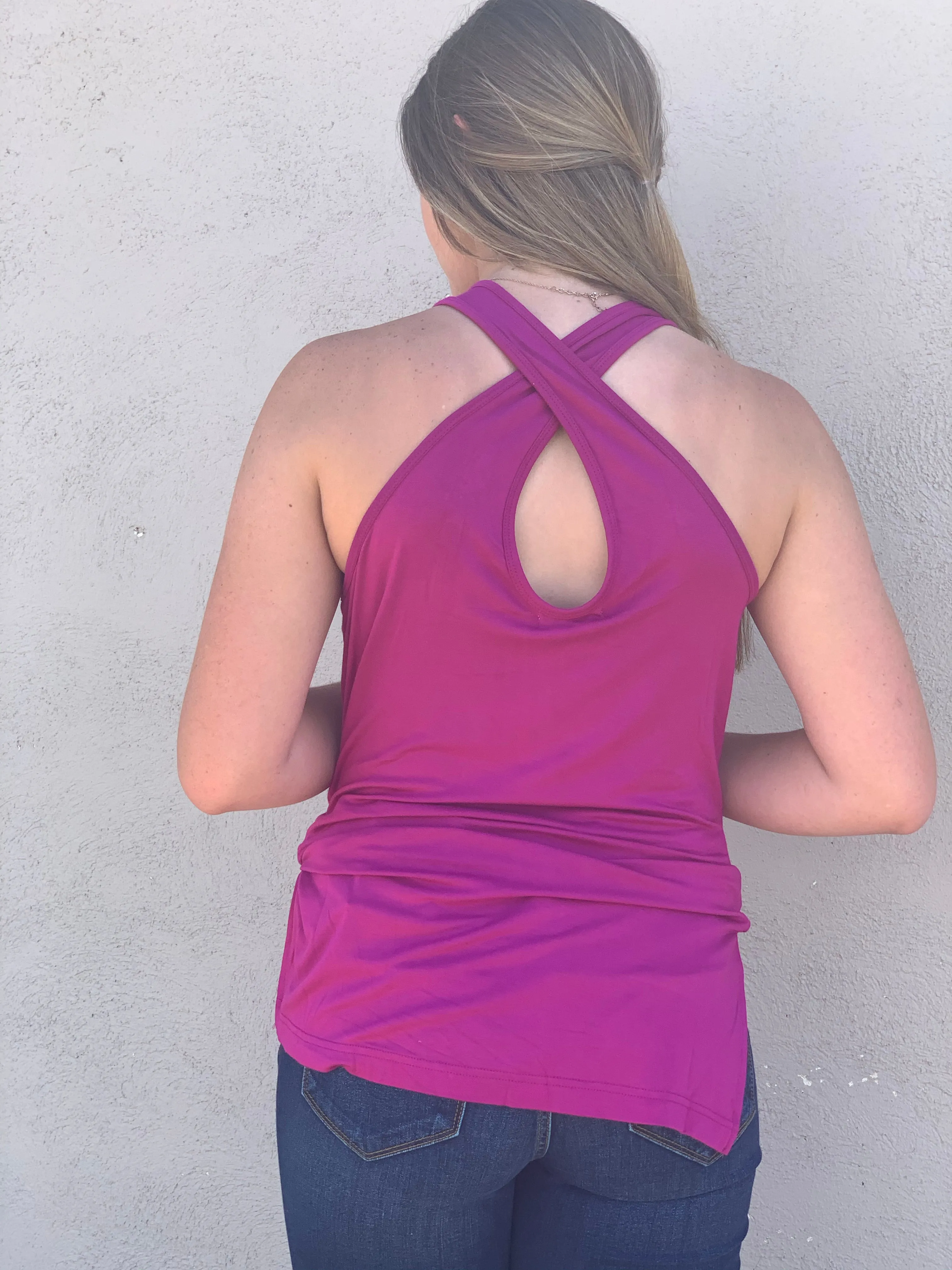 Catchfly Jolie Berry Tank Top