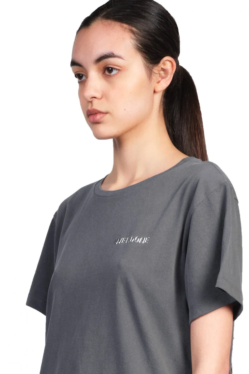 Charcoal Metallic Logo T-shirt