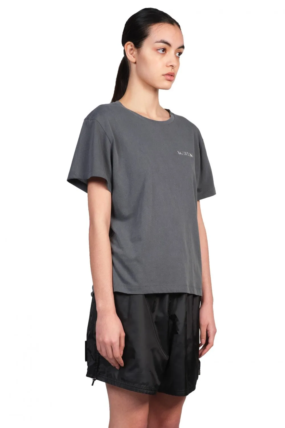 Charcoal Metallic Logo T-shirt