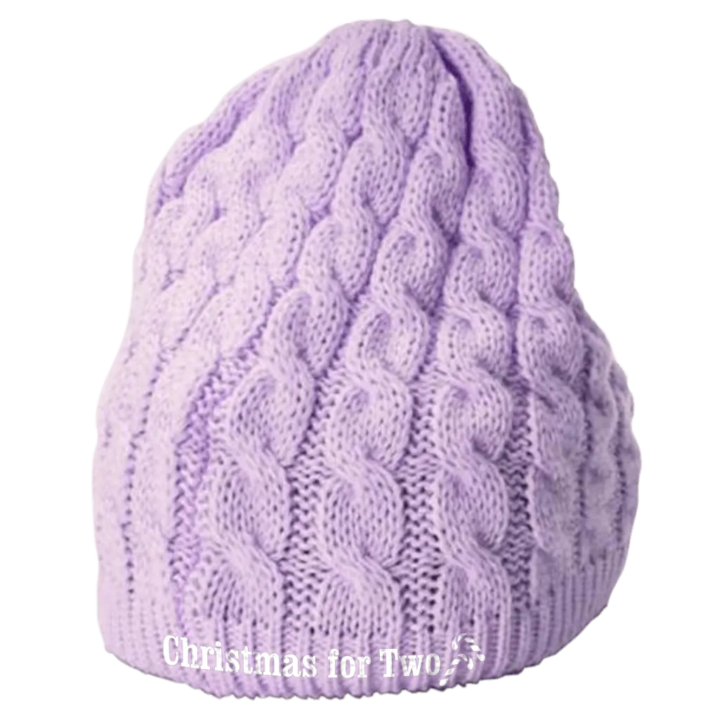 Christmas For Two Lavender Beanie