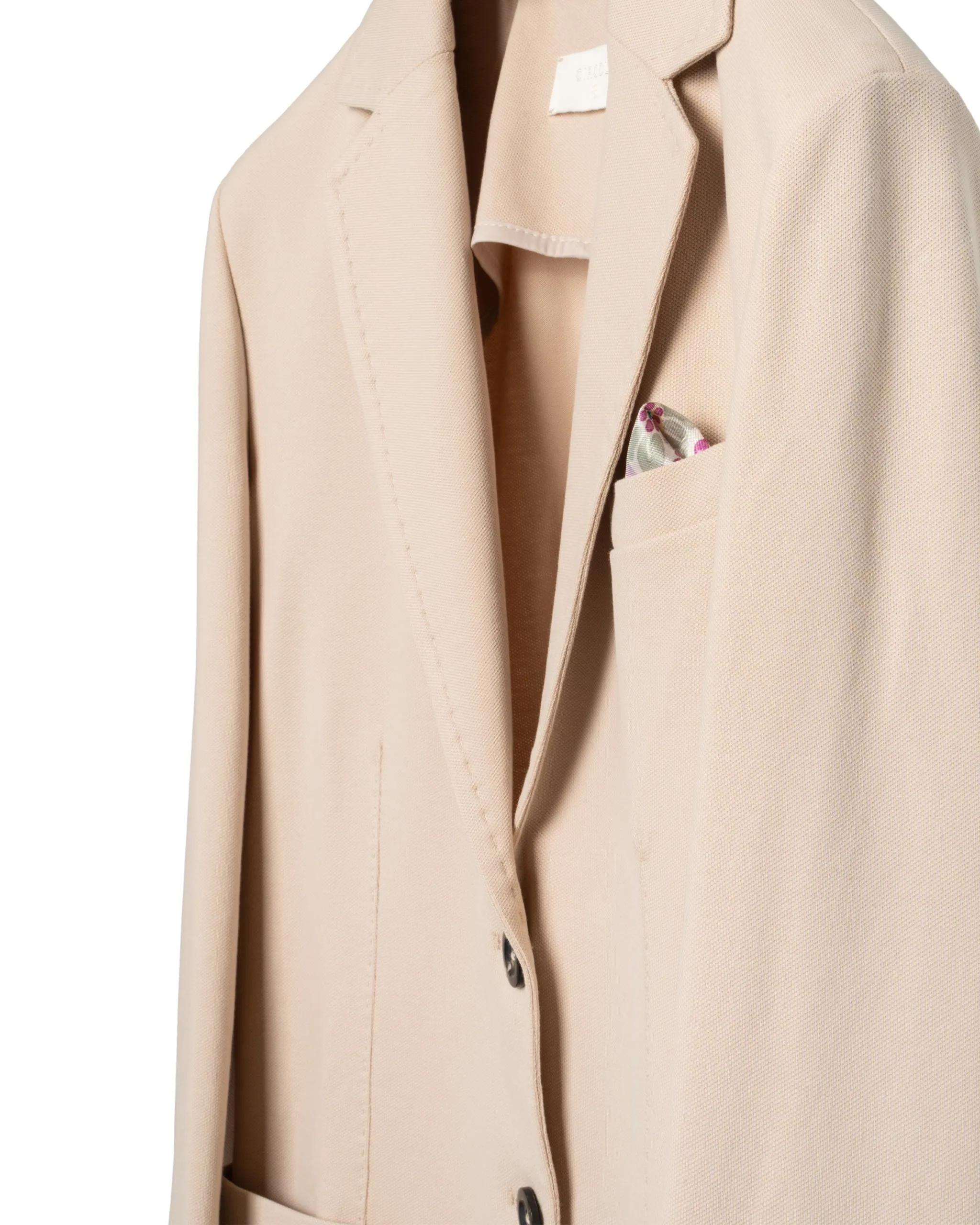 CIRCOLO 1901 | PIQUEE JERSEY FLEECE BLAZER