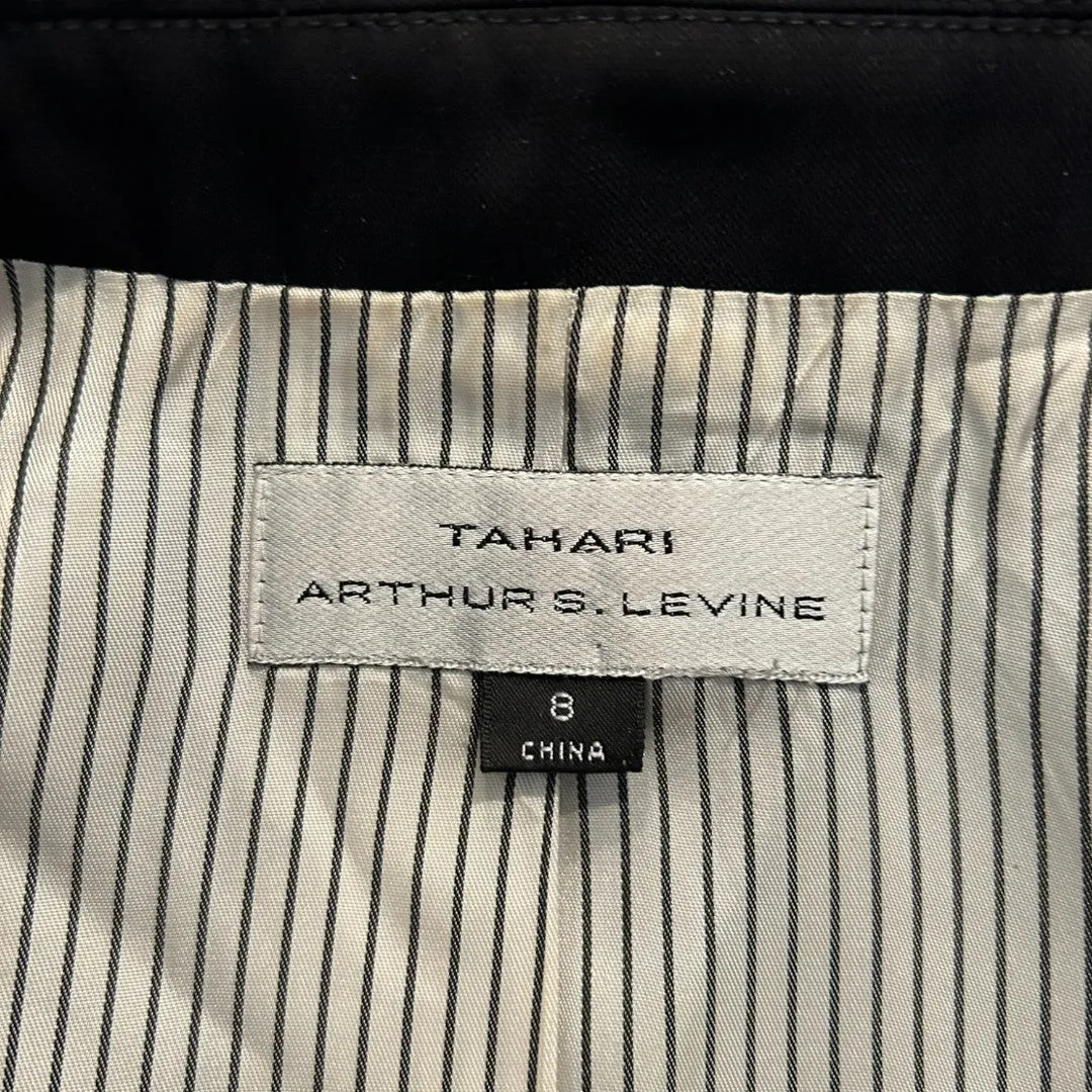 Classic Black Blazer with Silver Buttons Professional