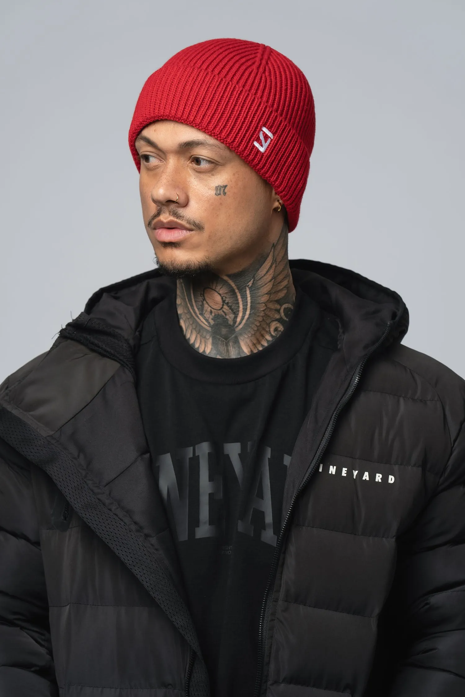 CORE. Knit Beanie "Red"