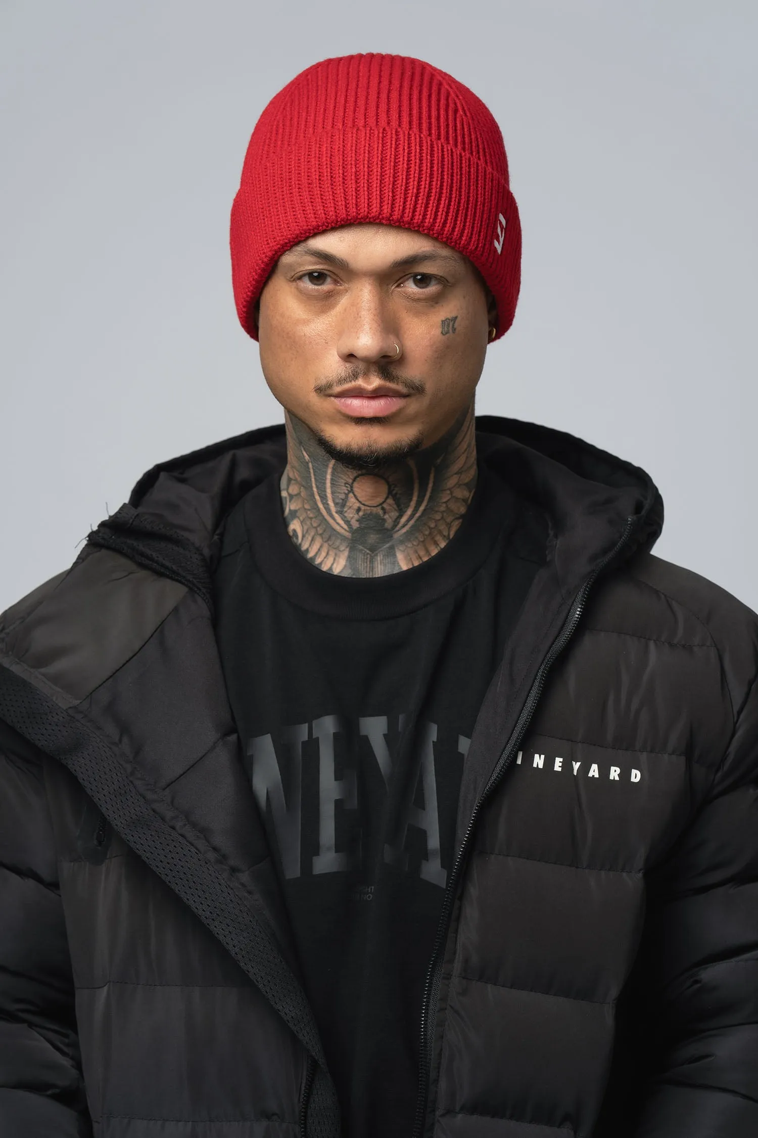 CORE. Knit Beanie "Red"