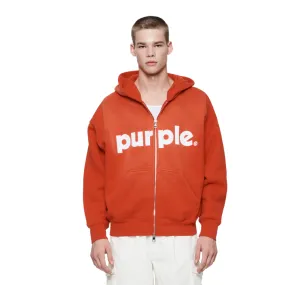 Core Red Lowercase Zip Hoody (Red) - PP460HFRL124
