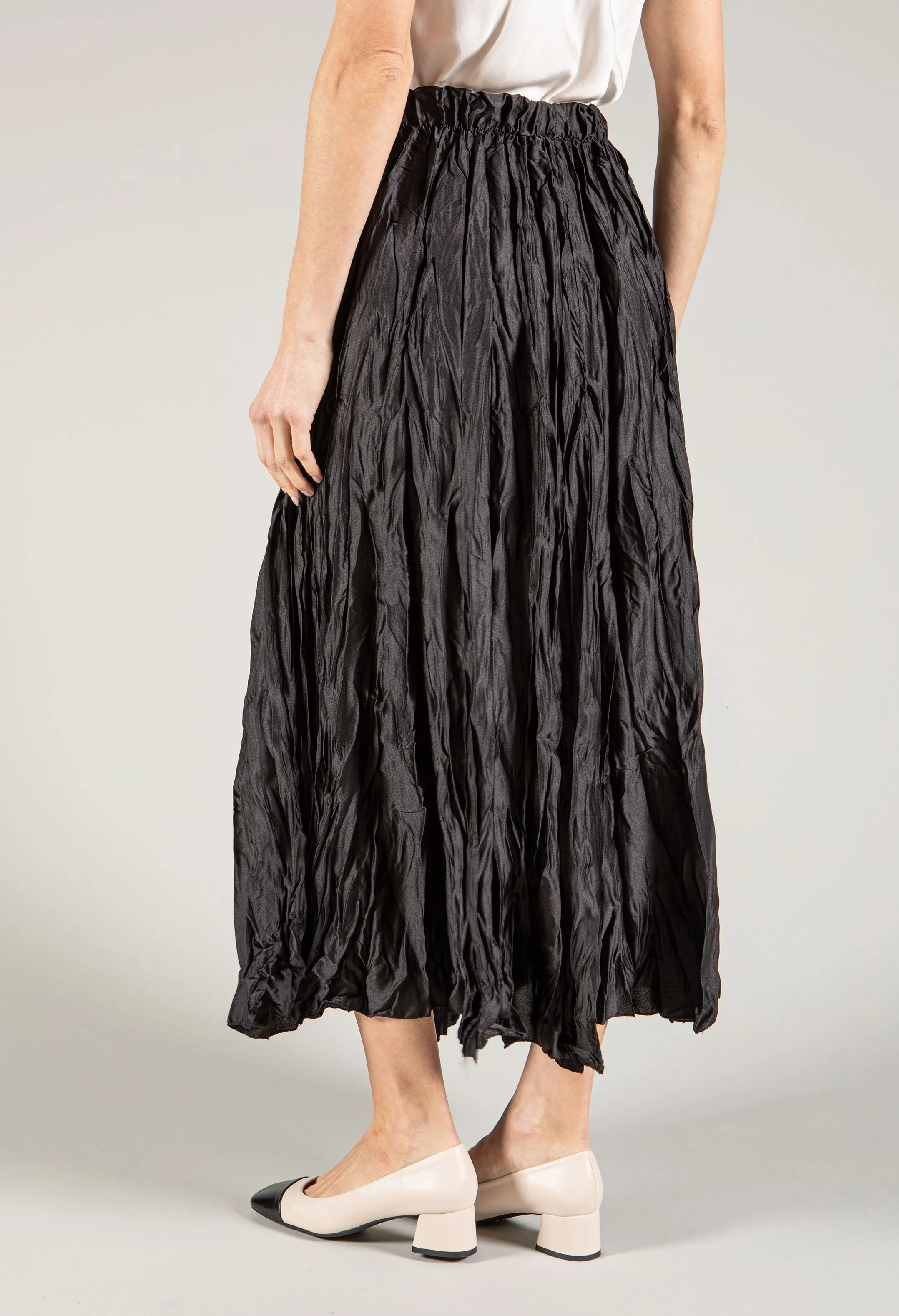 Crinkle Maxi Skirt
