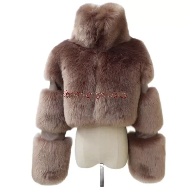 Crop Poodle Faux Fur Coat (Ready to Ship)