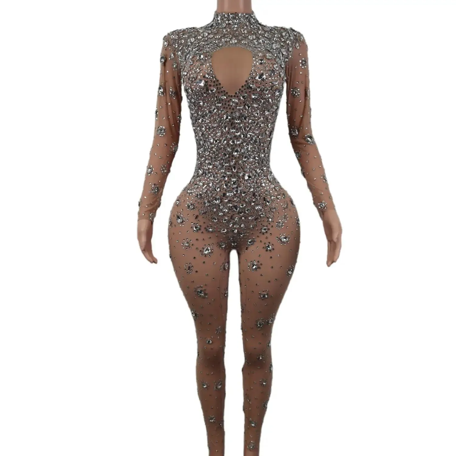 Crystal Sheer Bodysuit