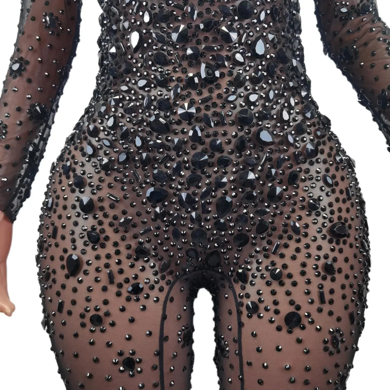 Crystal Sheer Bodysuit
